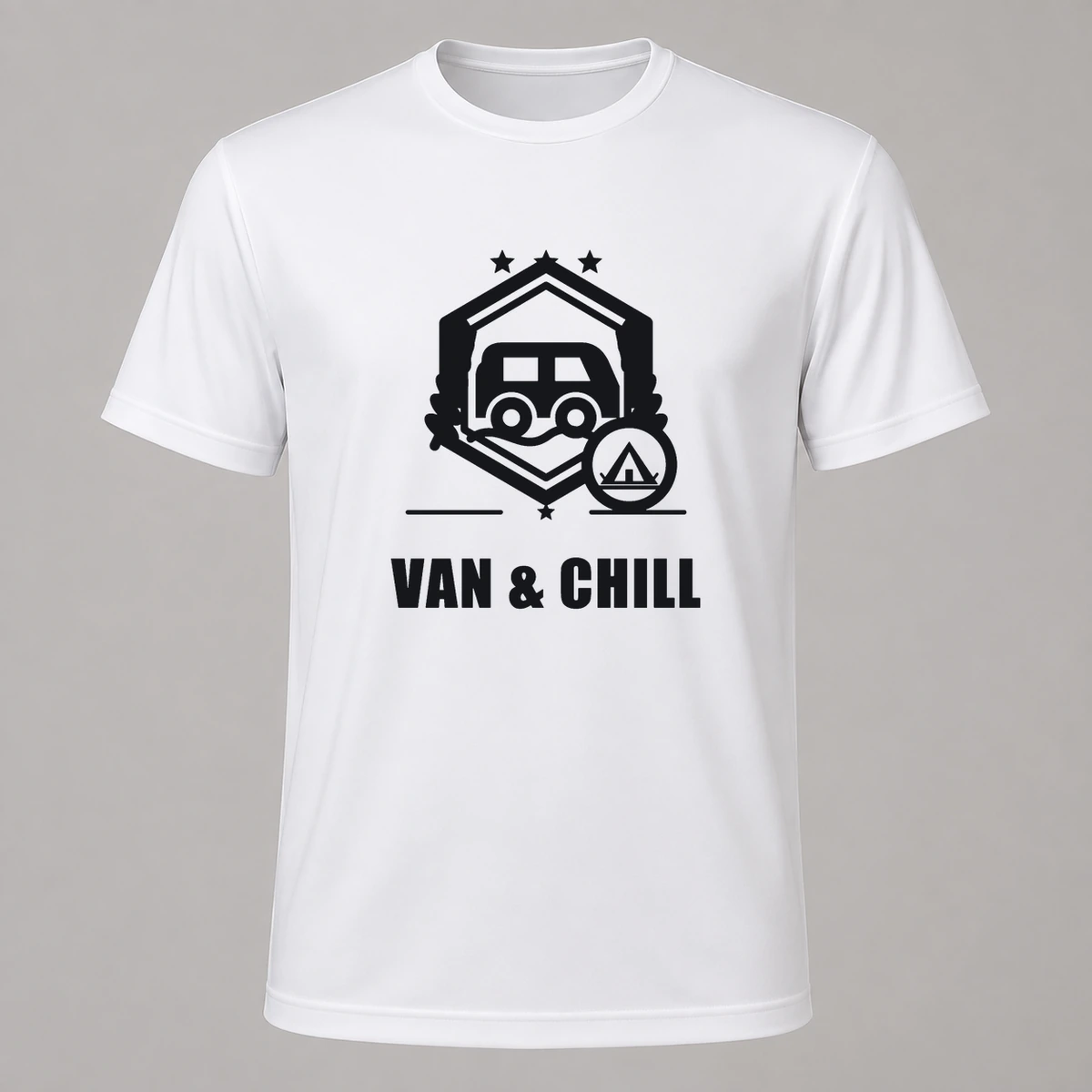 Van und Chill T-Shirt Flexdruck | Marketing-MV