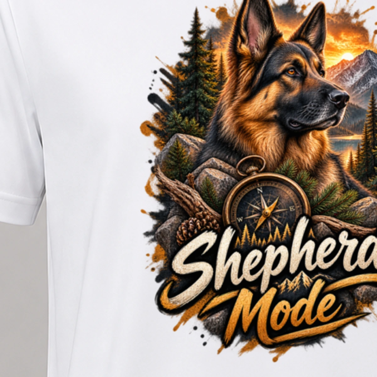 Shepherd Mode T-Shirt Sublimation | Marketing-MV