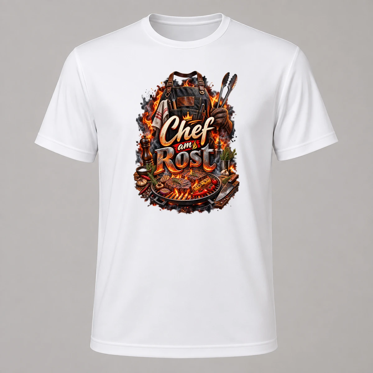 Chef am Rost T-Shirt Sublimation | Marketing-MV