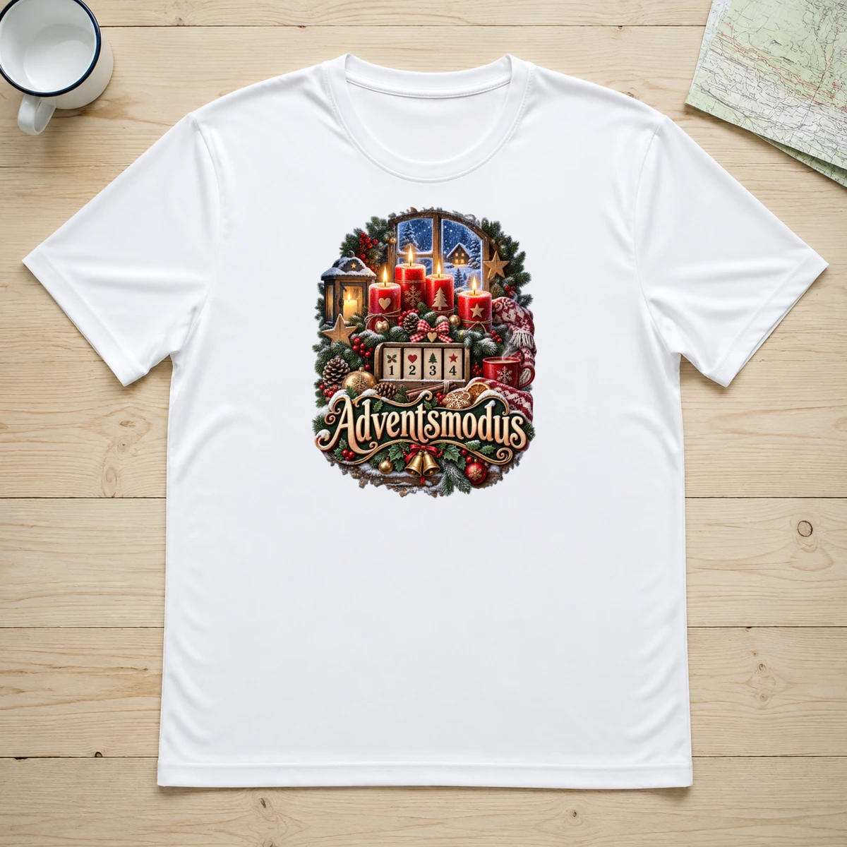 Adventsmodus T-Shirt Sublimation | Marketing-MV
