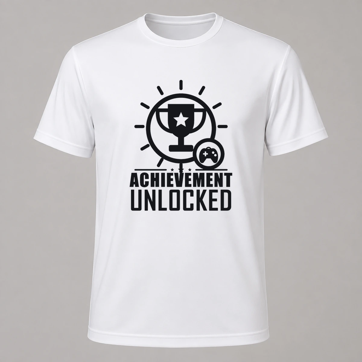 Achievement Unlocked T-Shirt Flexdruck | Marketing-MV