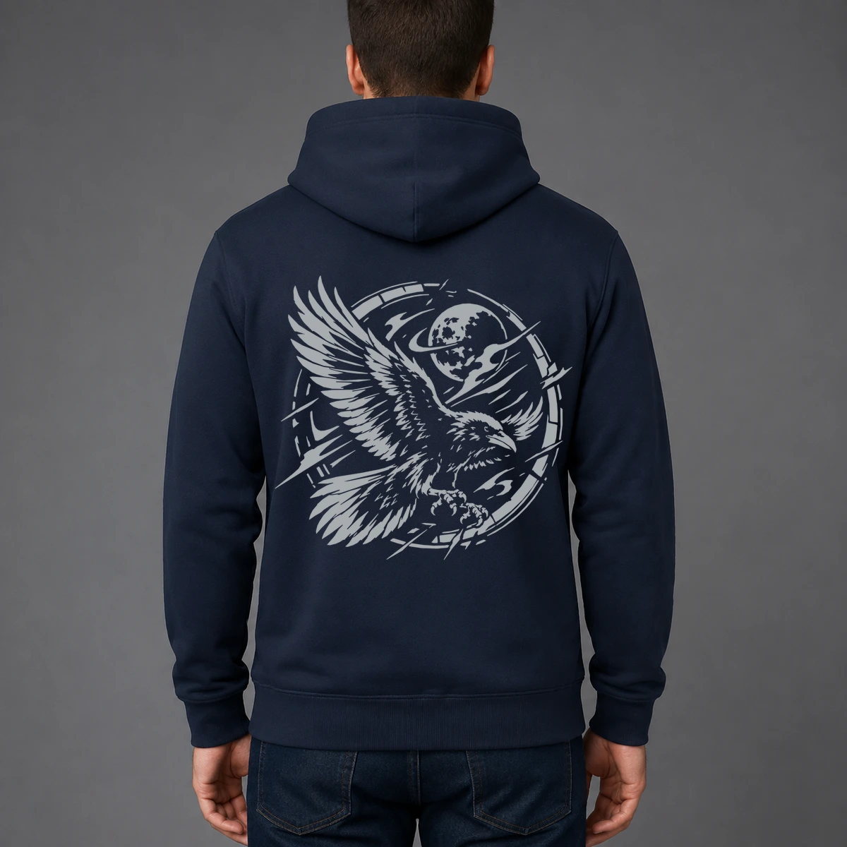 Raven Orbit Sweatshirtjacke | reflect+ by Marketing-MV