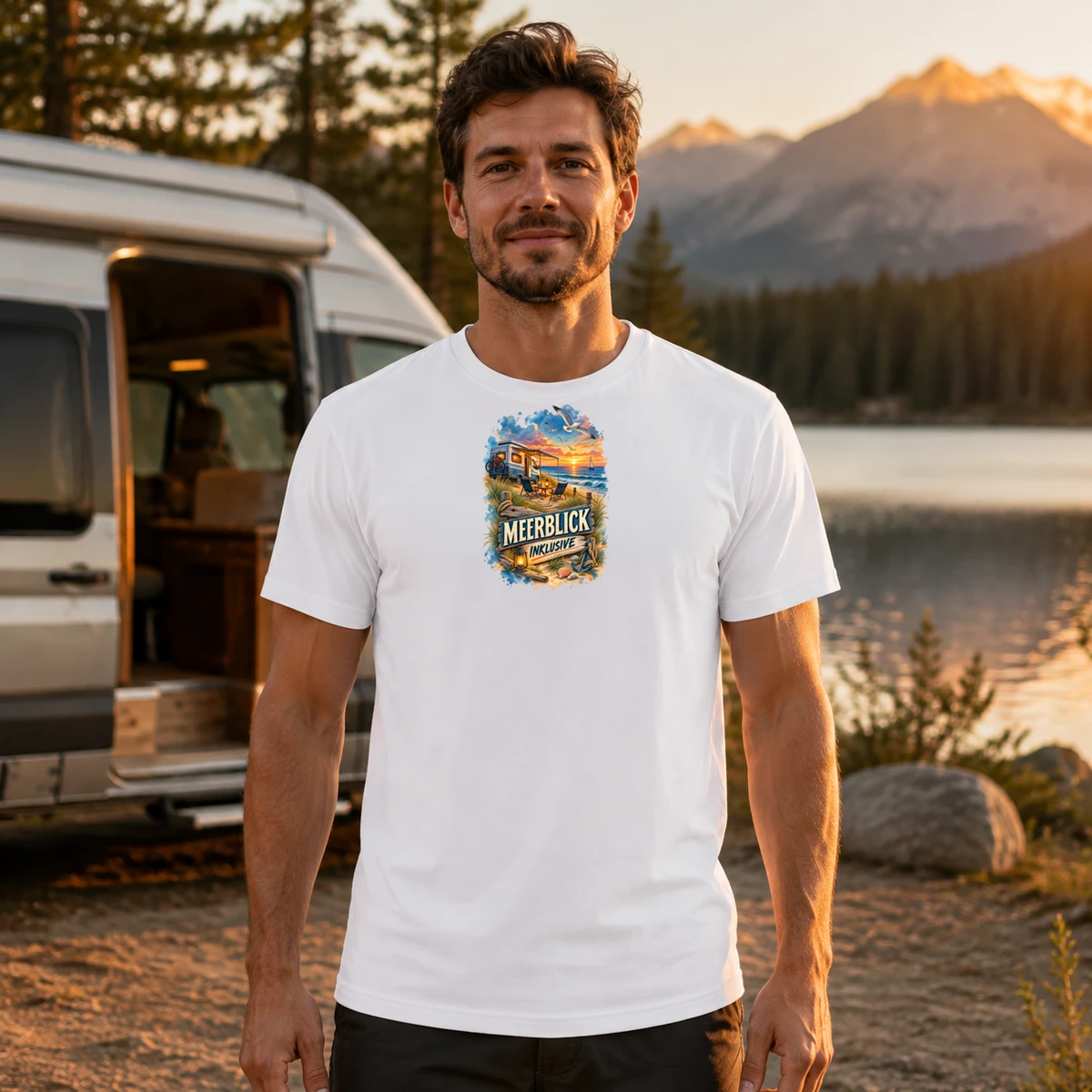 Meerblick inklusive T-Shirt Sublimation | Marketing-MV
