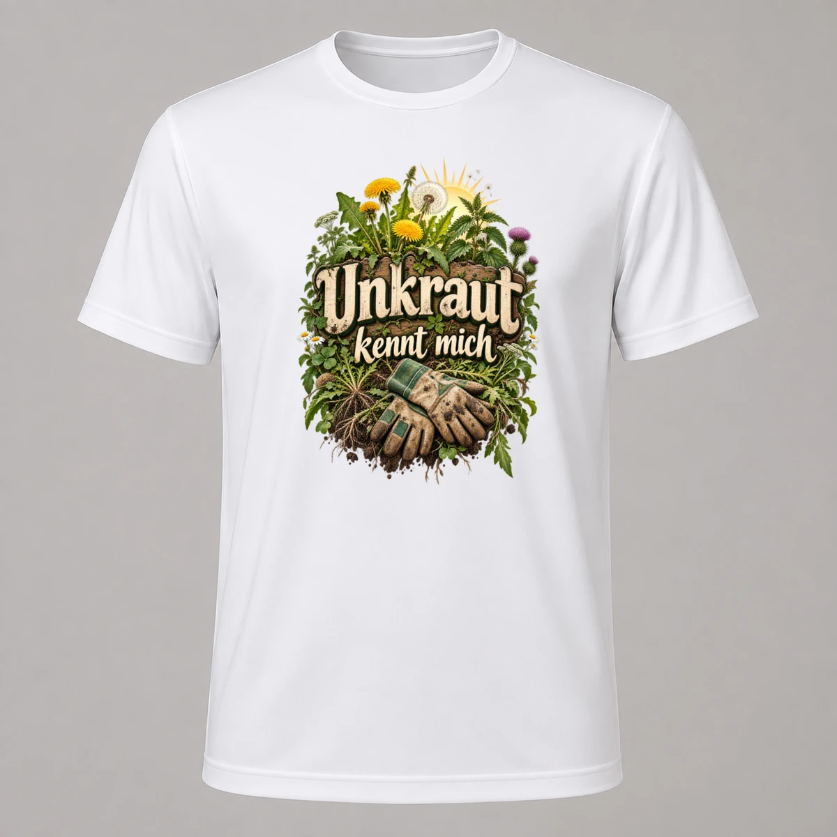 Unkraut kennt mich T-Shirt Sublimation | Marketing-MV