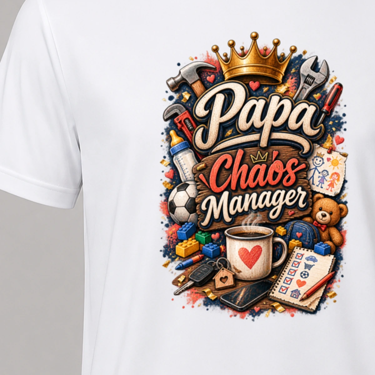 Papa Chaos Manager T-Shirt Sublimation | Marketing-MV