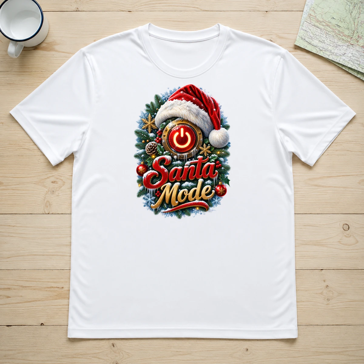 Santa Mode T-Shirt Sublimation | Marketing-MV