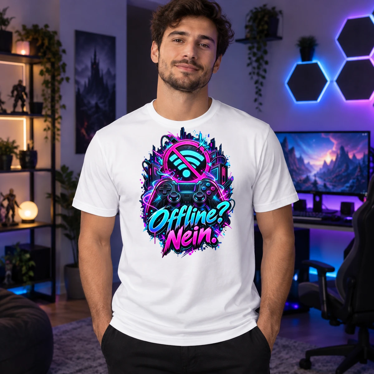 Offline Nein T-Shirt Sublimation | Marketing-MV