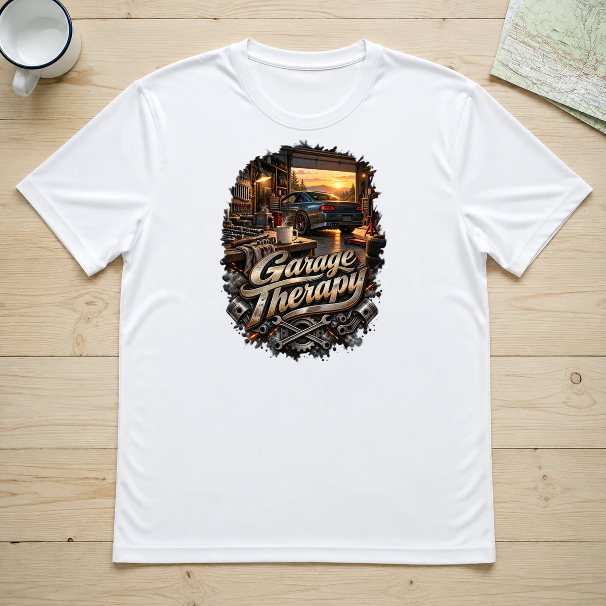 Garage Therapy T-Shirt Sublimation | Marketing-MV