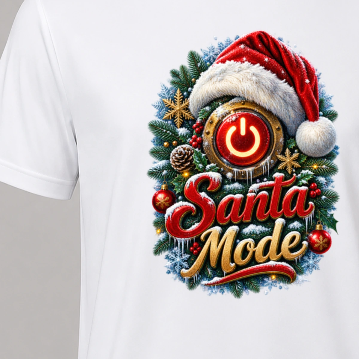 Santa Mode T-Shirt Sublimation | Marketing-MV