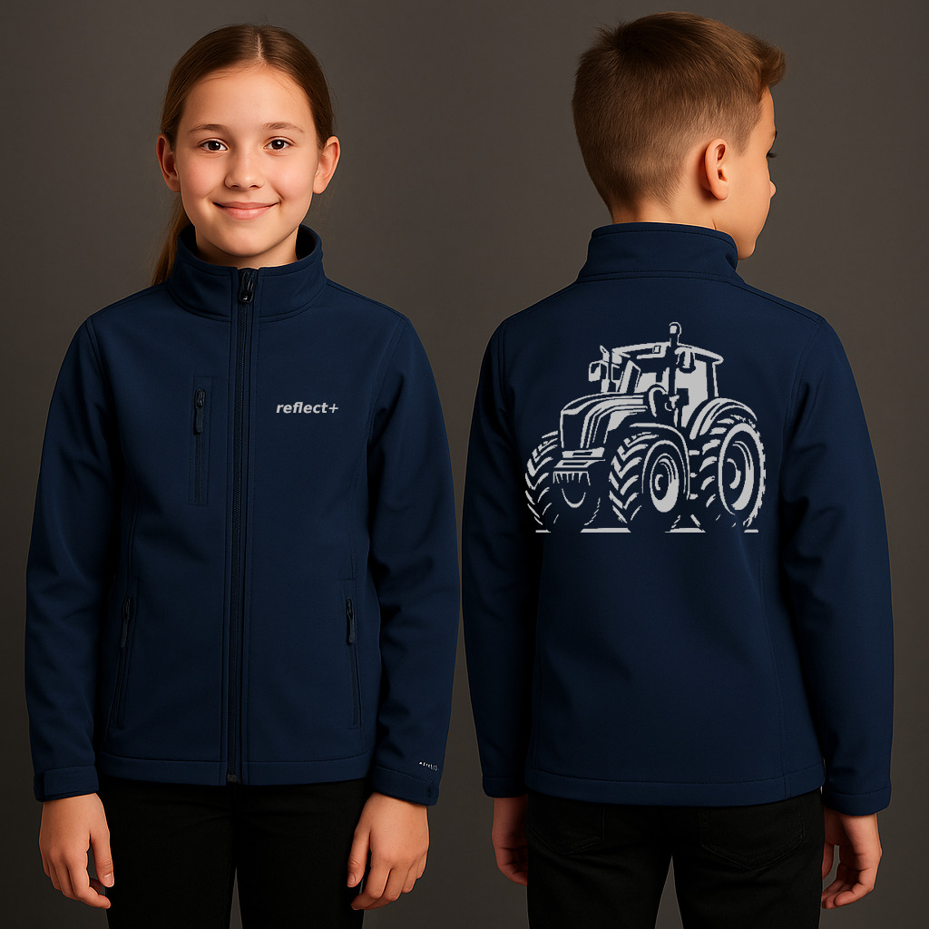 Traktor Kids Softshell Jacket | reflect+ by Marketing-MV