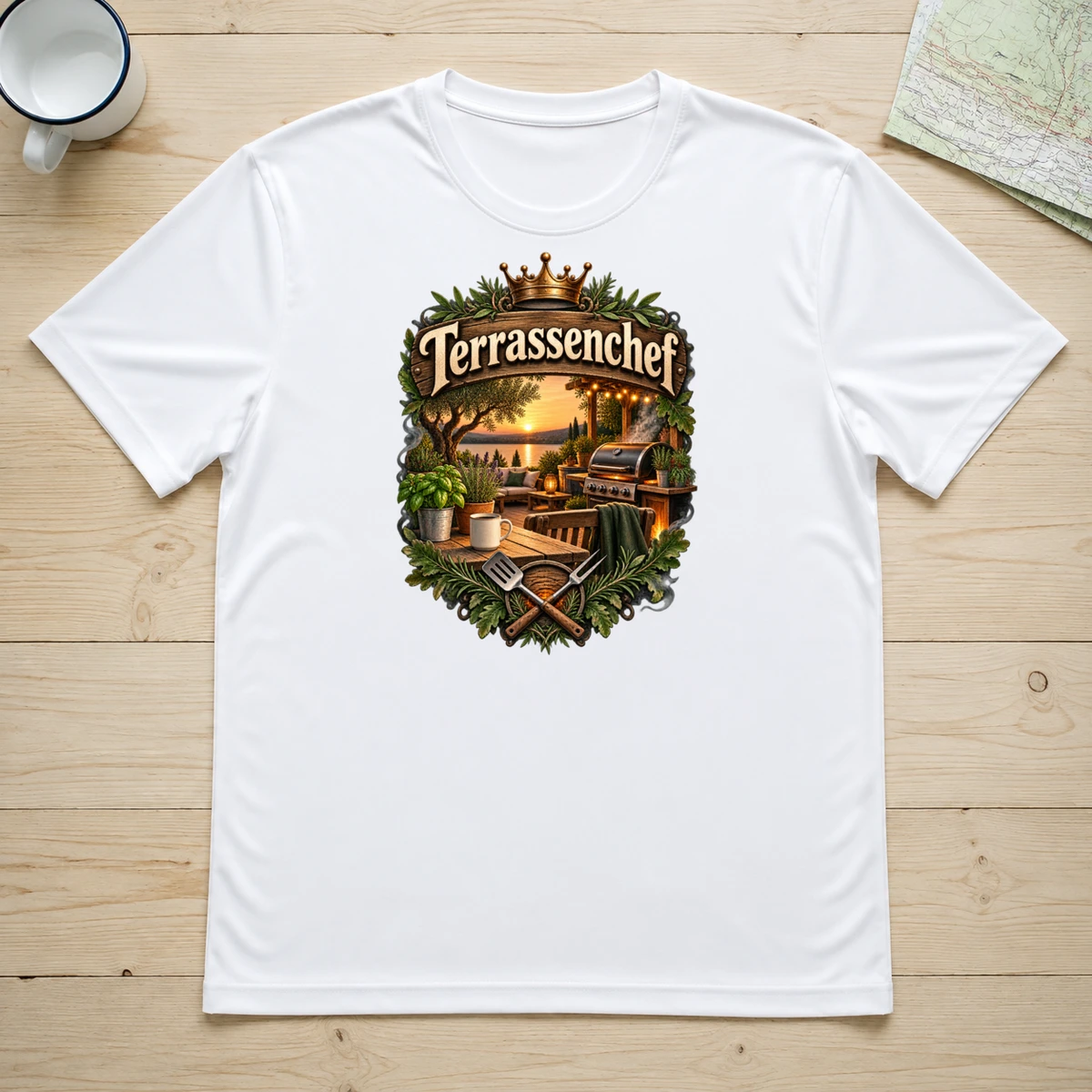 Terrassenchef T-Shirt Sublimation | Marketing-MV