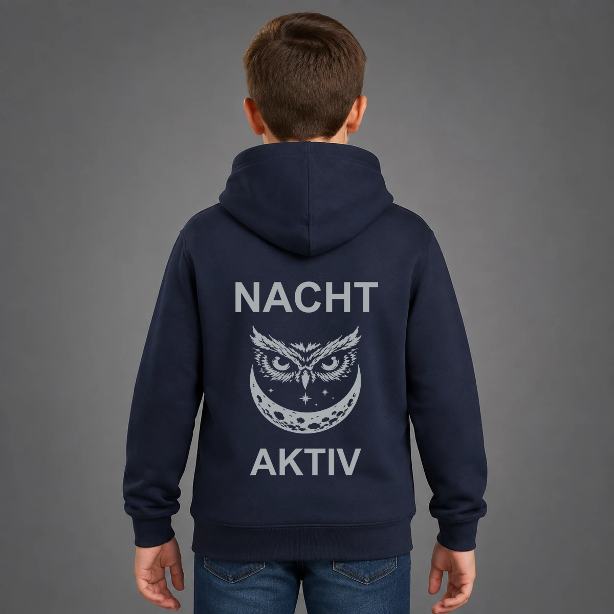 Nachtaktiv Kids Sweatshirtjacke | reflect+ by Marketing-MV