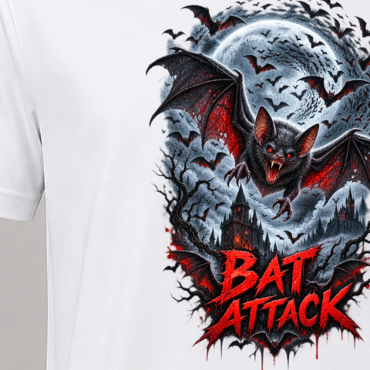 Bat Attack T-Shirt Sublimation | Marketing-MV