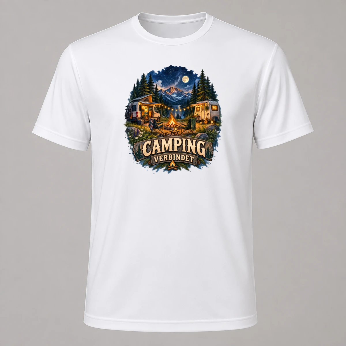 Camping verbindet T-Shirt Sublimation | Marketing-MV