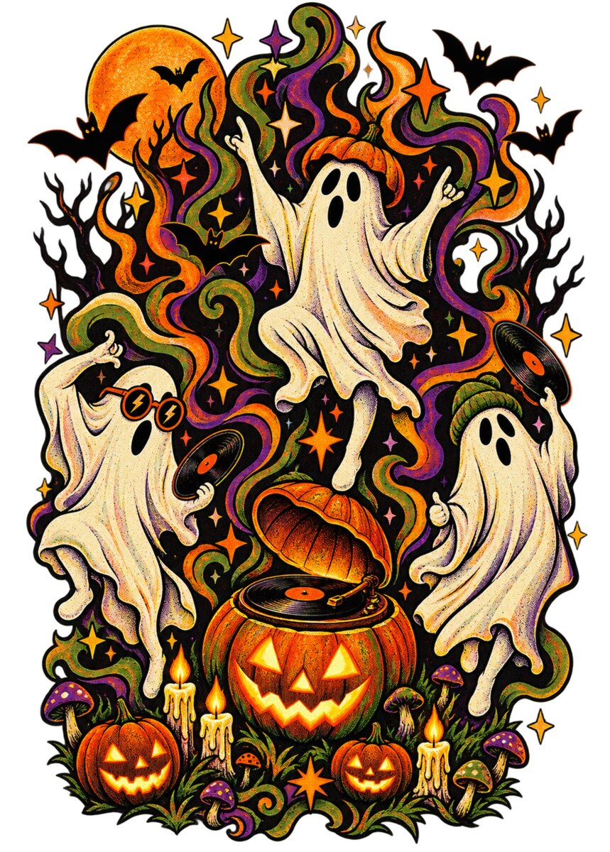 Retro Ghost Party
