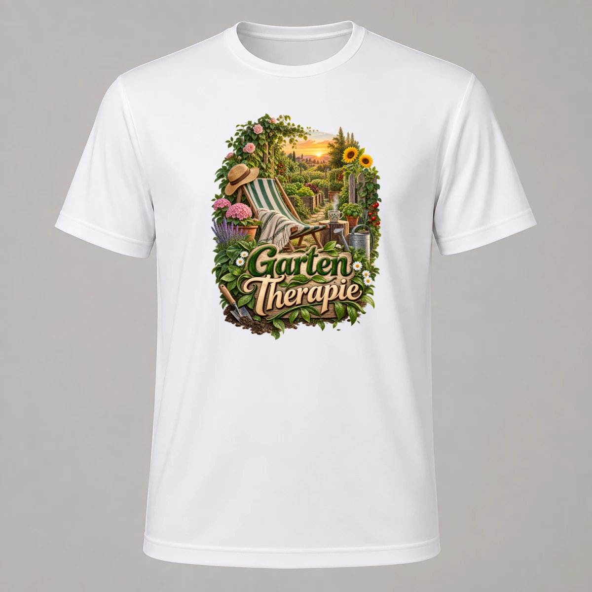 Garten Therapie T-Shirt Sublimation | Marketing-MV