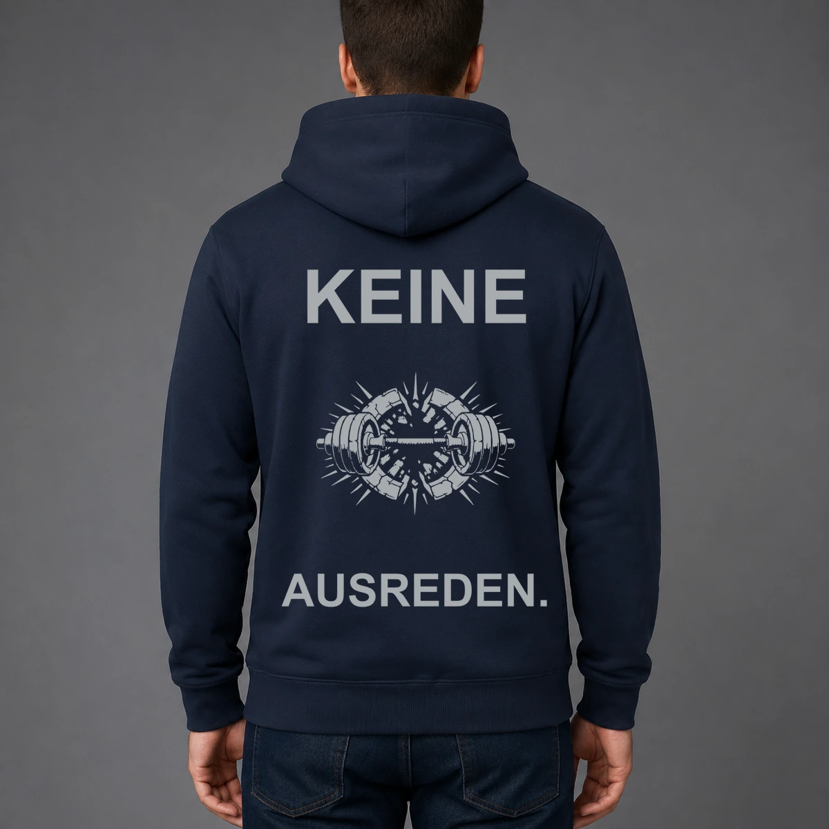 No Excuses Sweatshirtjacke | reflect+ by Marketing-MV