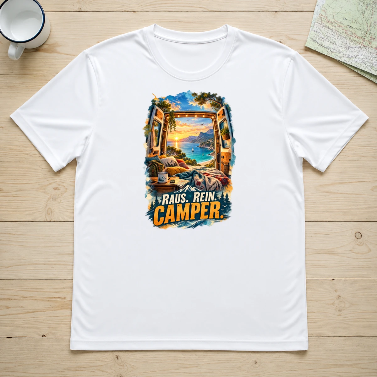 Raus Rein Camper T-Shirt Sublimation | Marketing-MV