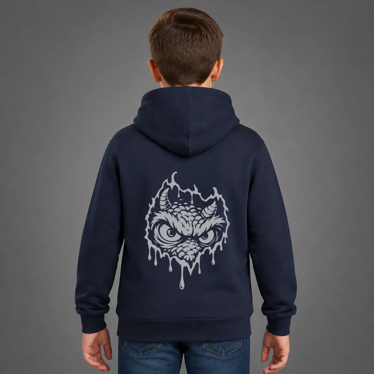 Monsterblick Kids Sweatshirtjacke | reflect+ by Marketing-MV