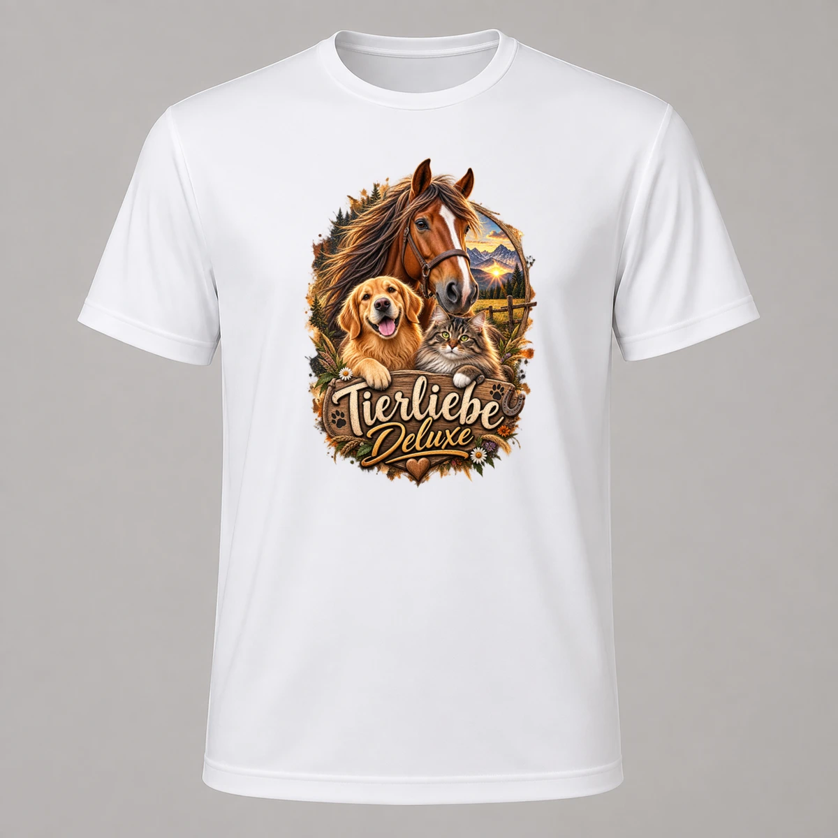 Tierliebe Deluxe T-Shirt Sublimation | Marketing-MV