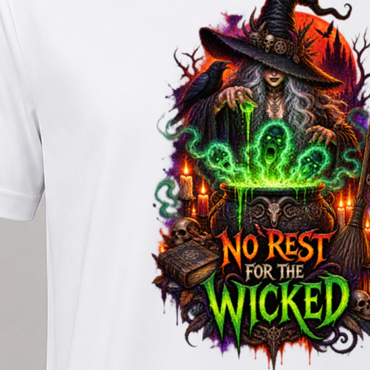 No Rest for the Wicked T-Shirt Sublimation | Marketing-MV