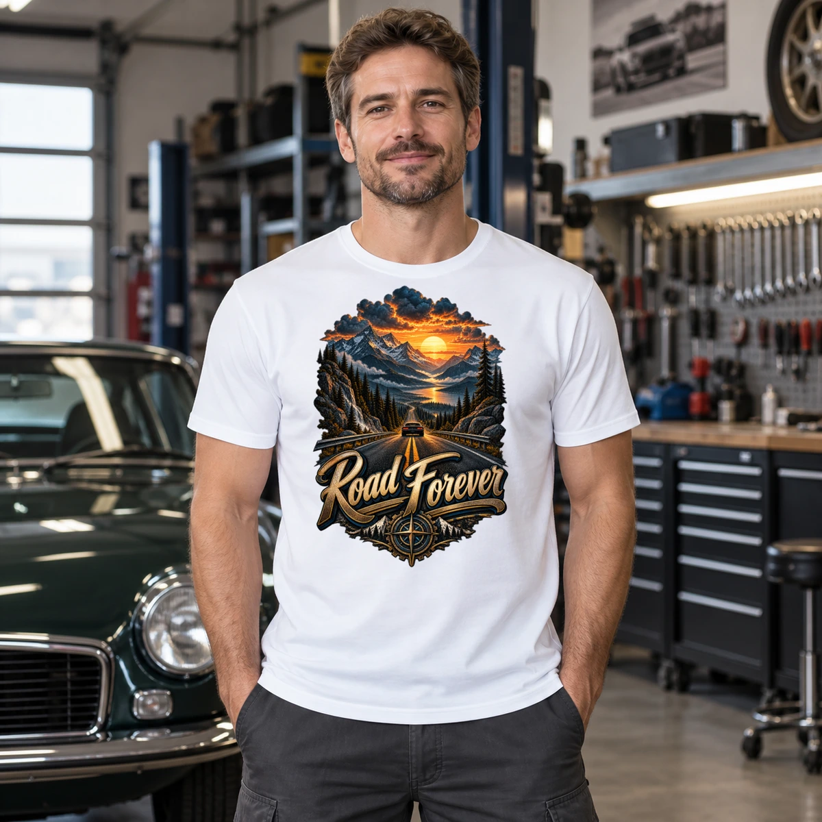 Road Forever T-Shirt Sublimation | Marketing-MV