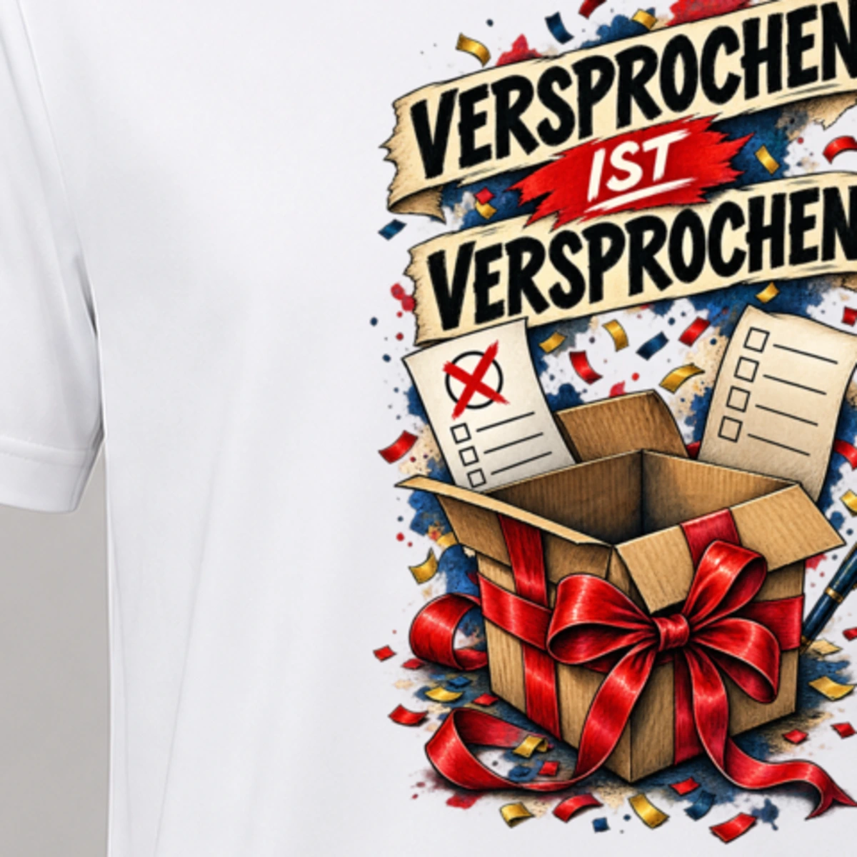 Versprochen ist versprochen T-Shirt Sublimation | Marketing-MV