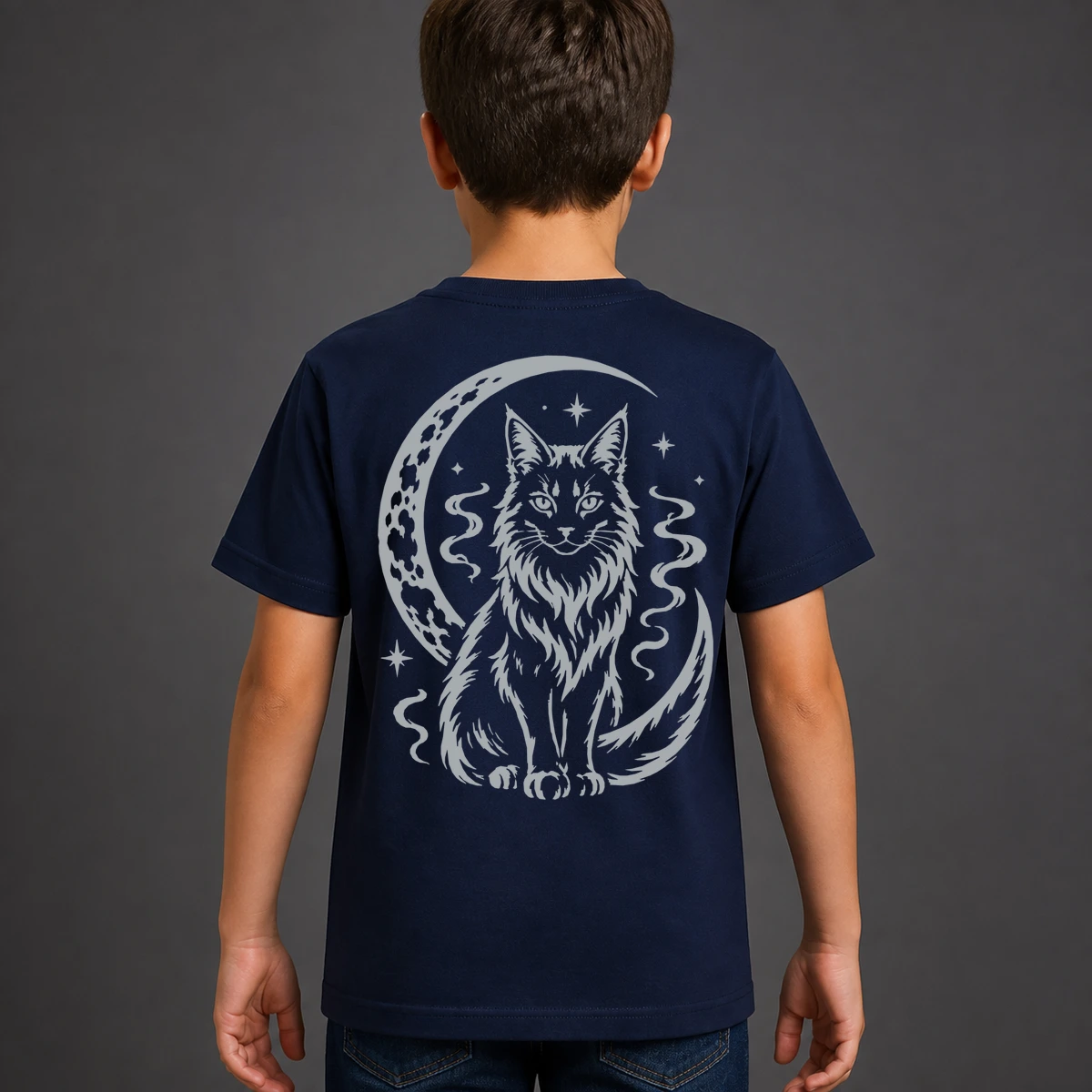 Schattenkatze Kids T-Shirt | reflect+ by Marketing-MV