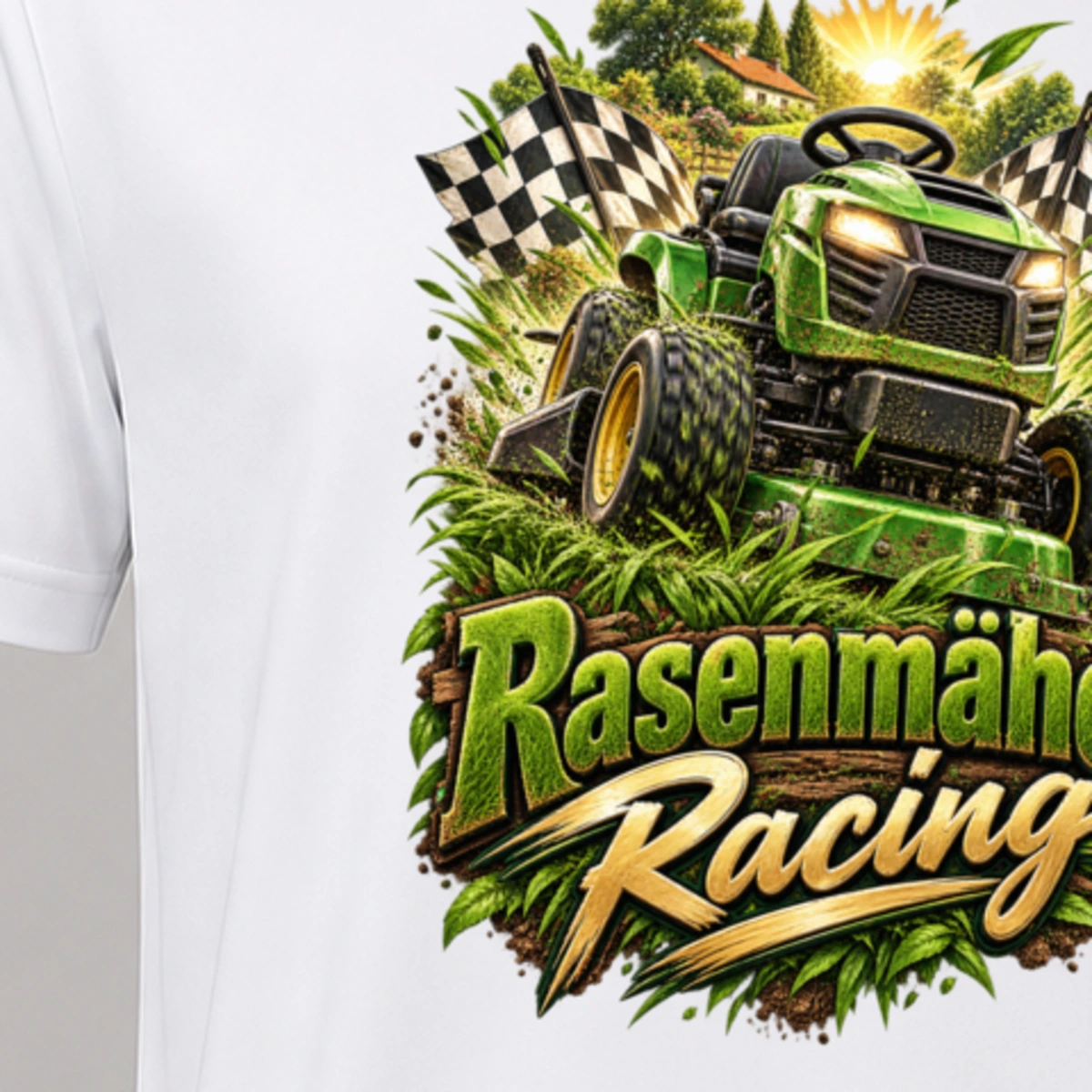 Rasenmaeher Racing T-Shirt Sublimation | Marketing-MV