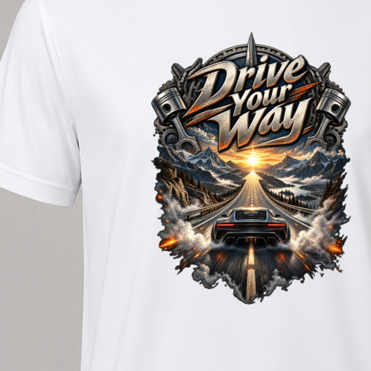Drive your Way T-Shirt Sublimation | Marketing-MV
