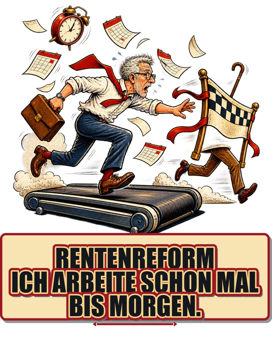 Rentenreform — ich arbeite schon mal bis morgen