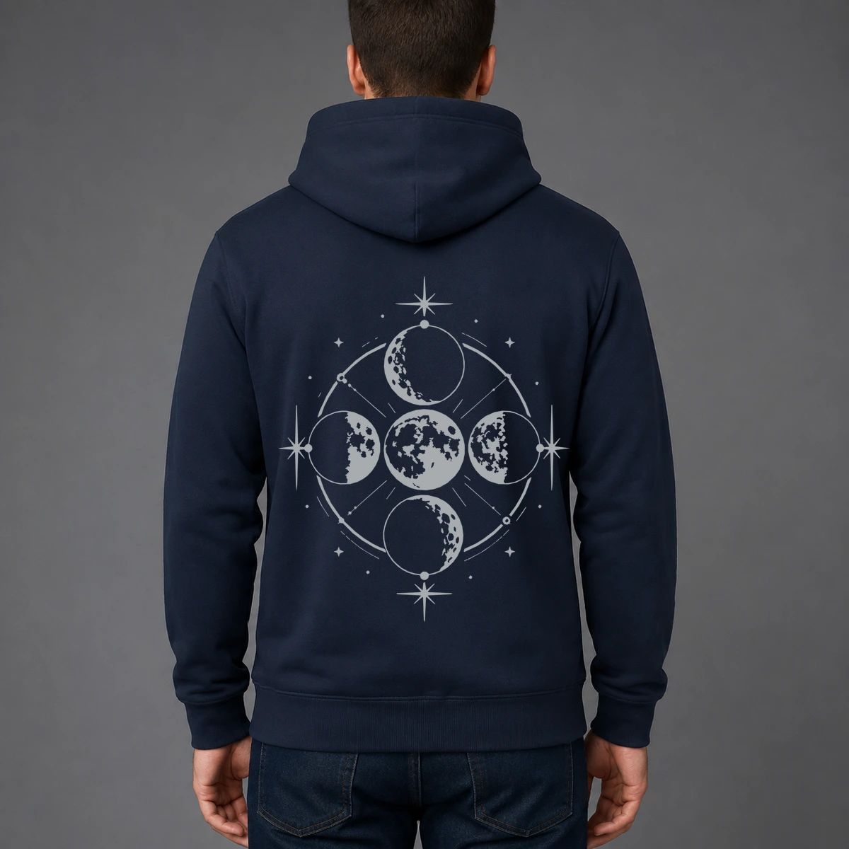 Lunar Phase Sweatshirtjacke | reflect+ by Marketing-MV