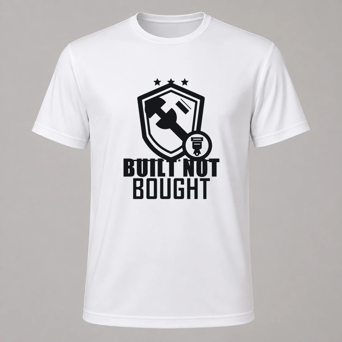 Built not Bought T-Shirt Flexdruck | Marketing-MV