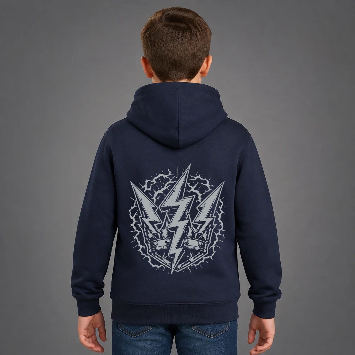 Blitzkrone Kids Sweatshirtjacke | reflect+ by Marketing-MV