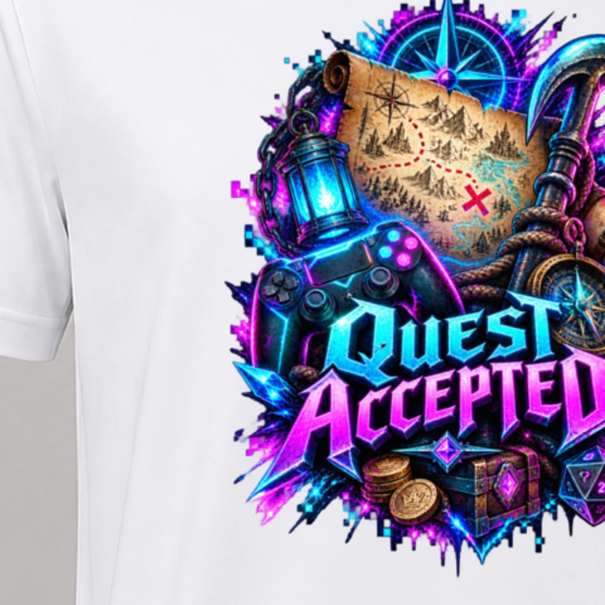 Quest Accepted T-Shirt Sublimation | Marketing-MV