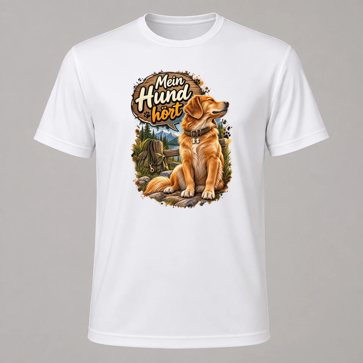 Mein Hund hört T-Shirt Sublimation | Marketing-MV
