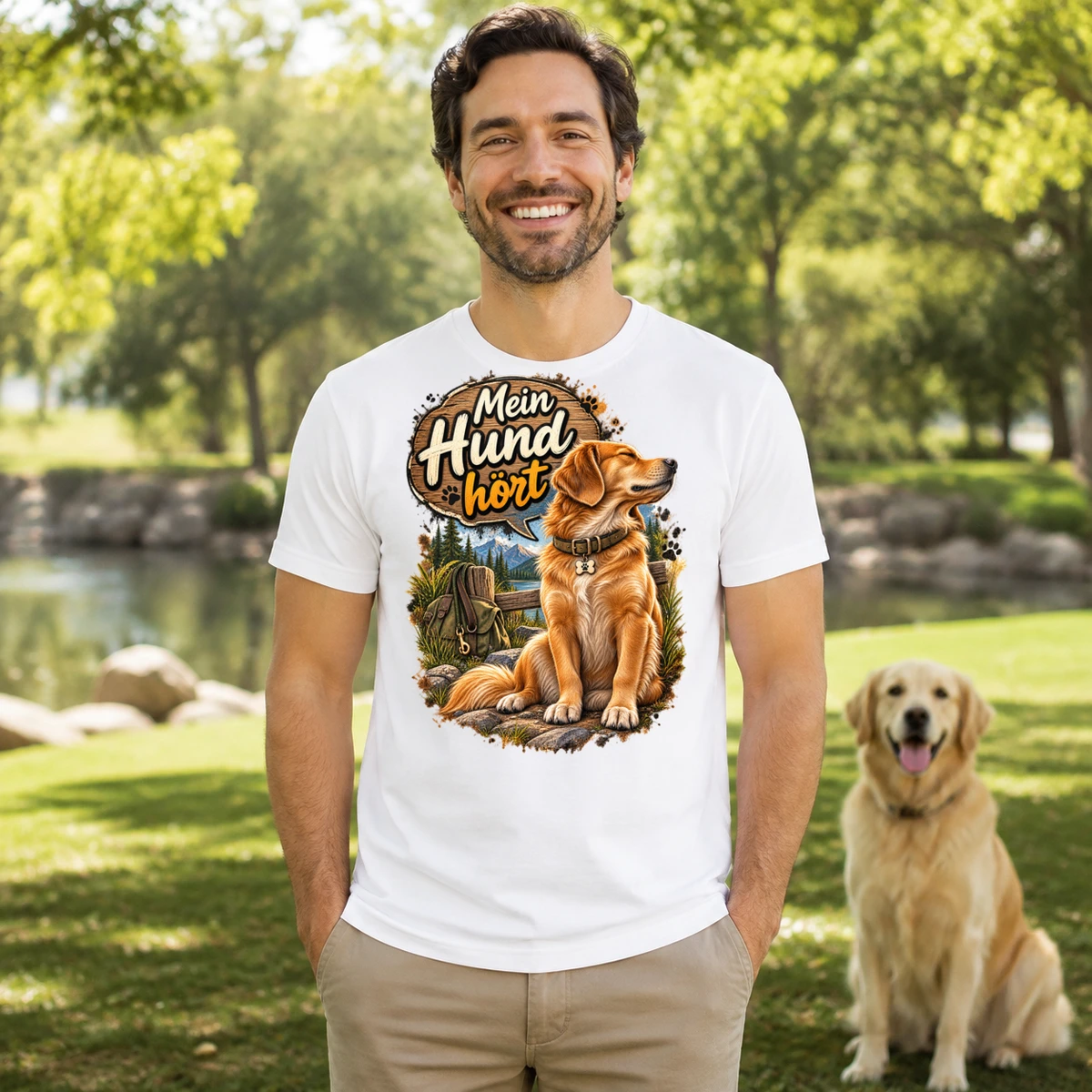 Mein Hund hört T-Shirt Sublimation | Marketing-MV