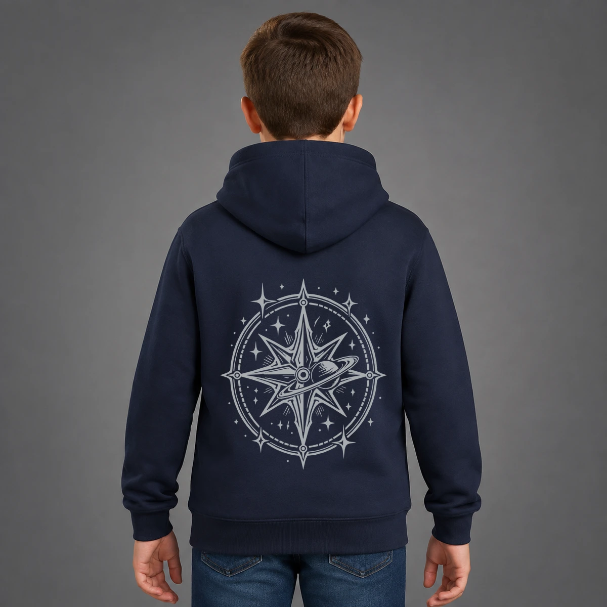 Sternenkompass Kids Sweatshirtjacke | reflect+ by Marketing-MV