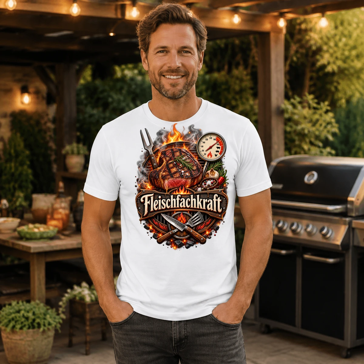 Fleischfachkraft T-Shirt Sublimation | Marketing-MV