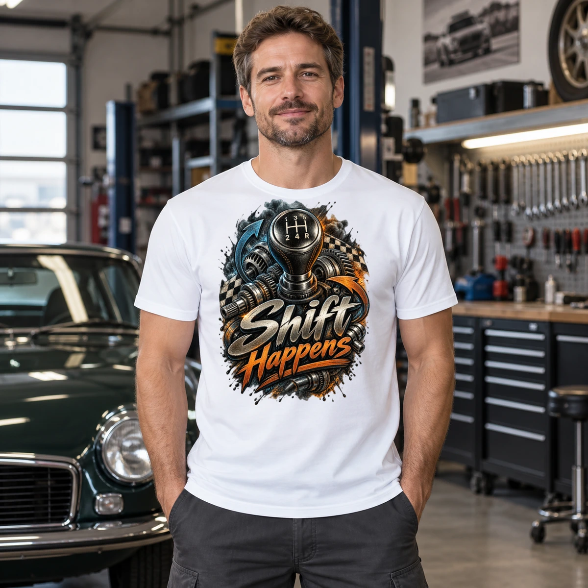 Shift Happens T-Shirt Sublimation | Marketing-MV