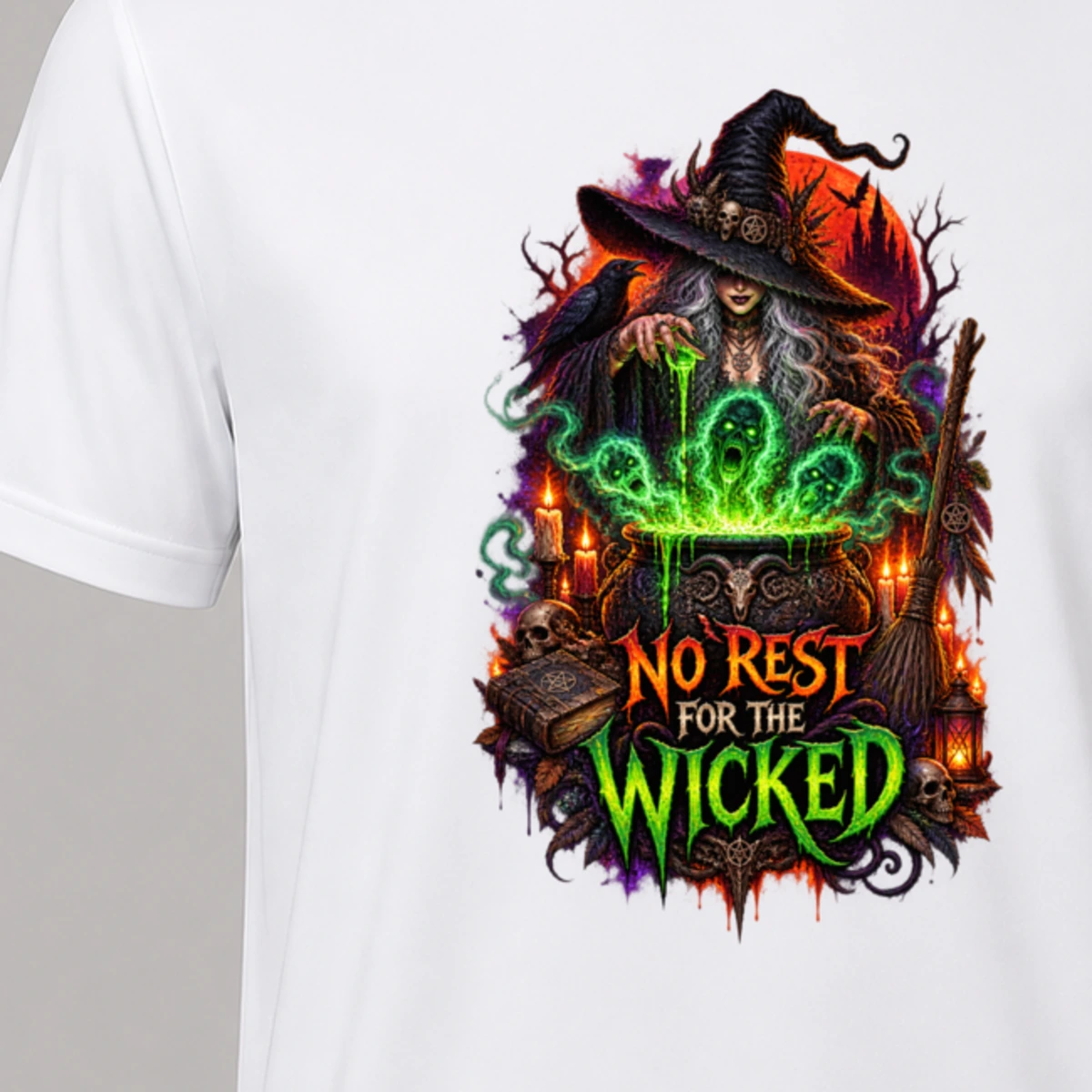 No Rest for the Wicked T-Shirt Sublimation | Marketing-MV