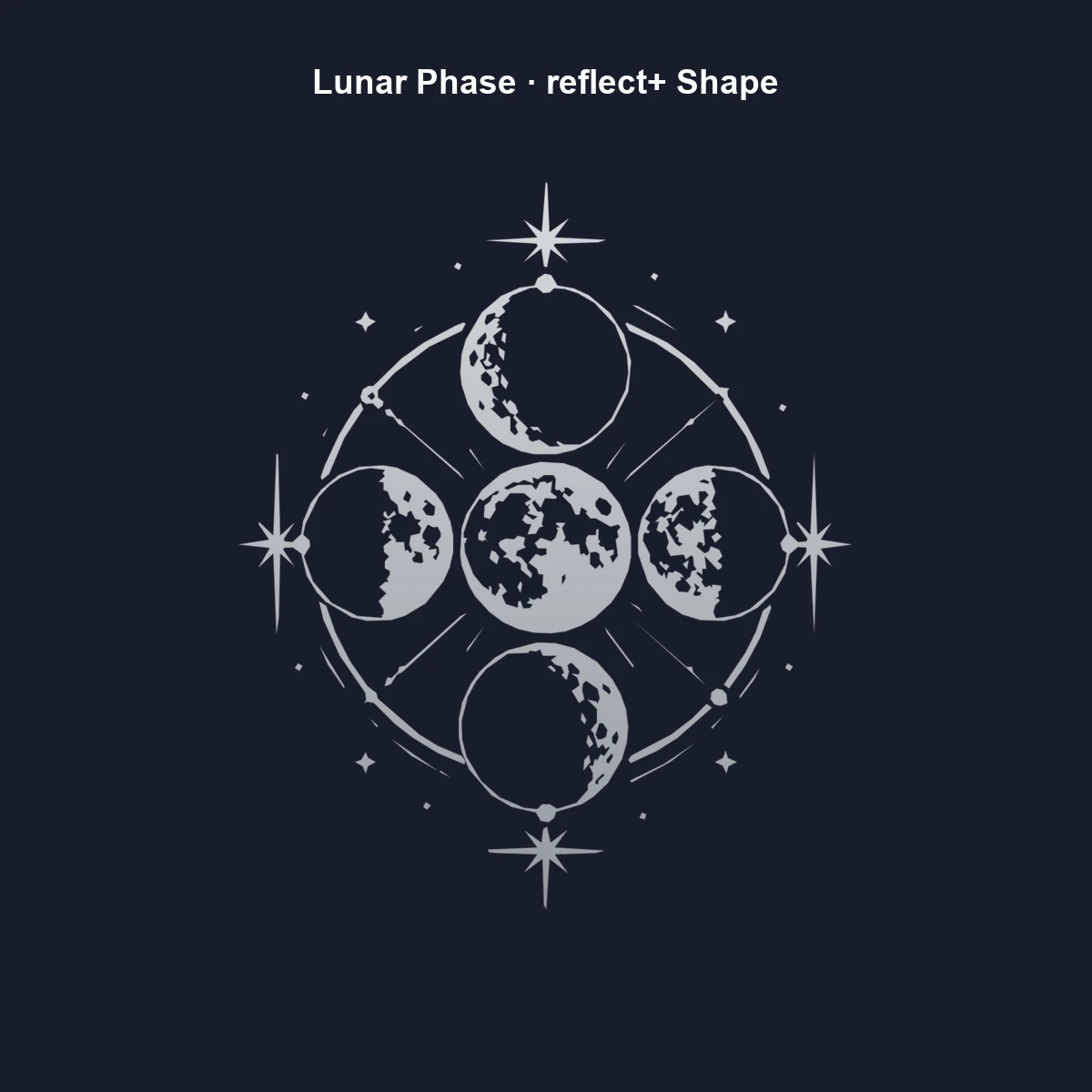 Lunar Phase Shape | reflect+ by Marketing-MV