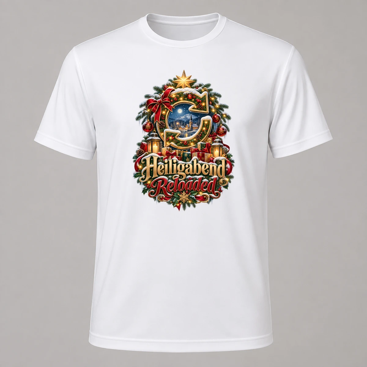 Heiligabend Reloaded T-Shirt Sublimation | Marketing-MV