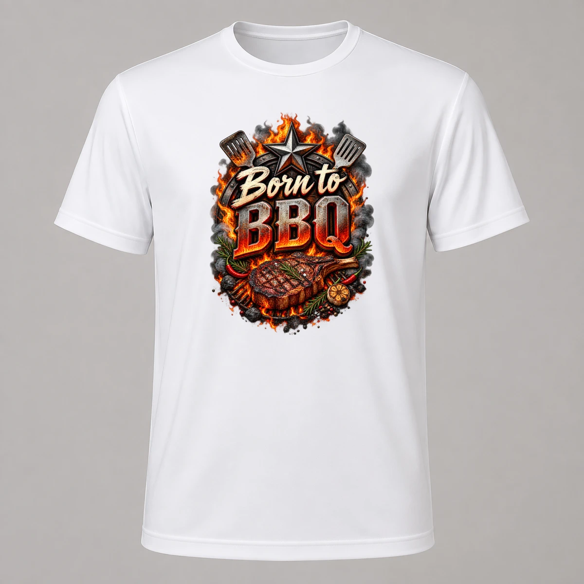 Born to BBQ T-Shirt Sublimation | Marketing-MV