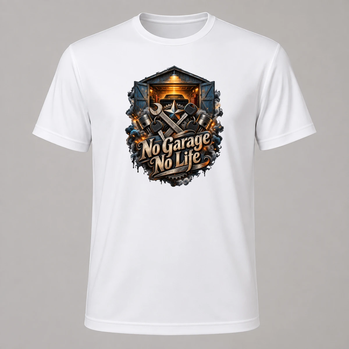 No Garage no Life T-Shirt Sublimation | Marketing-MV