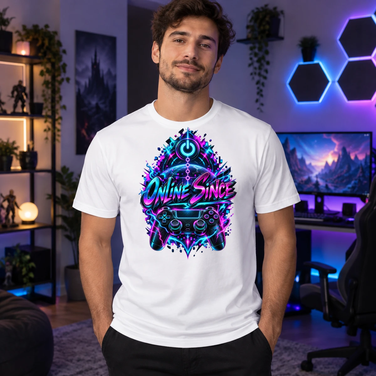 Online Since T-Shirt Sublimation | Marketing-MV