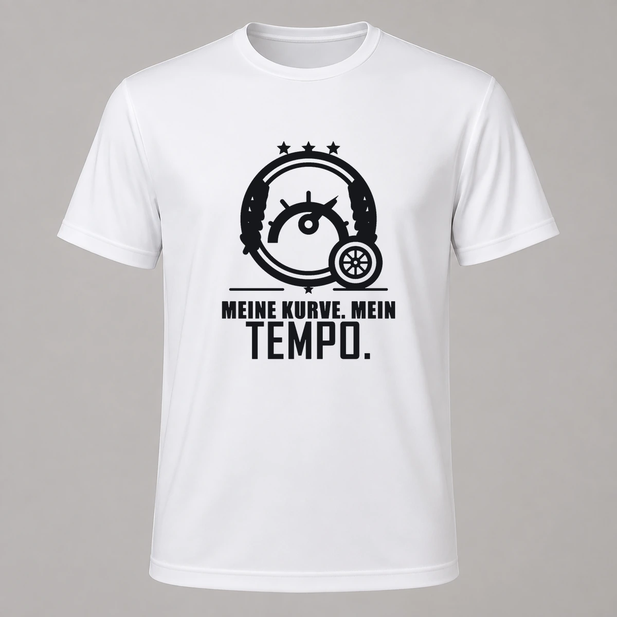 Meine Kurve mein Tempo T-Shirt Flexdruck | Marketing-MV