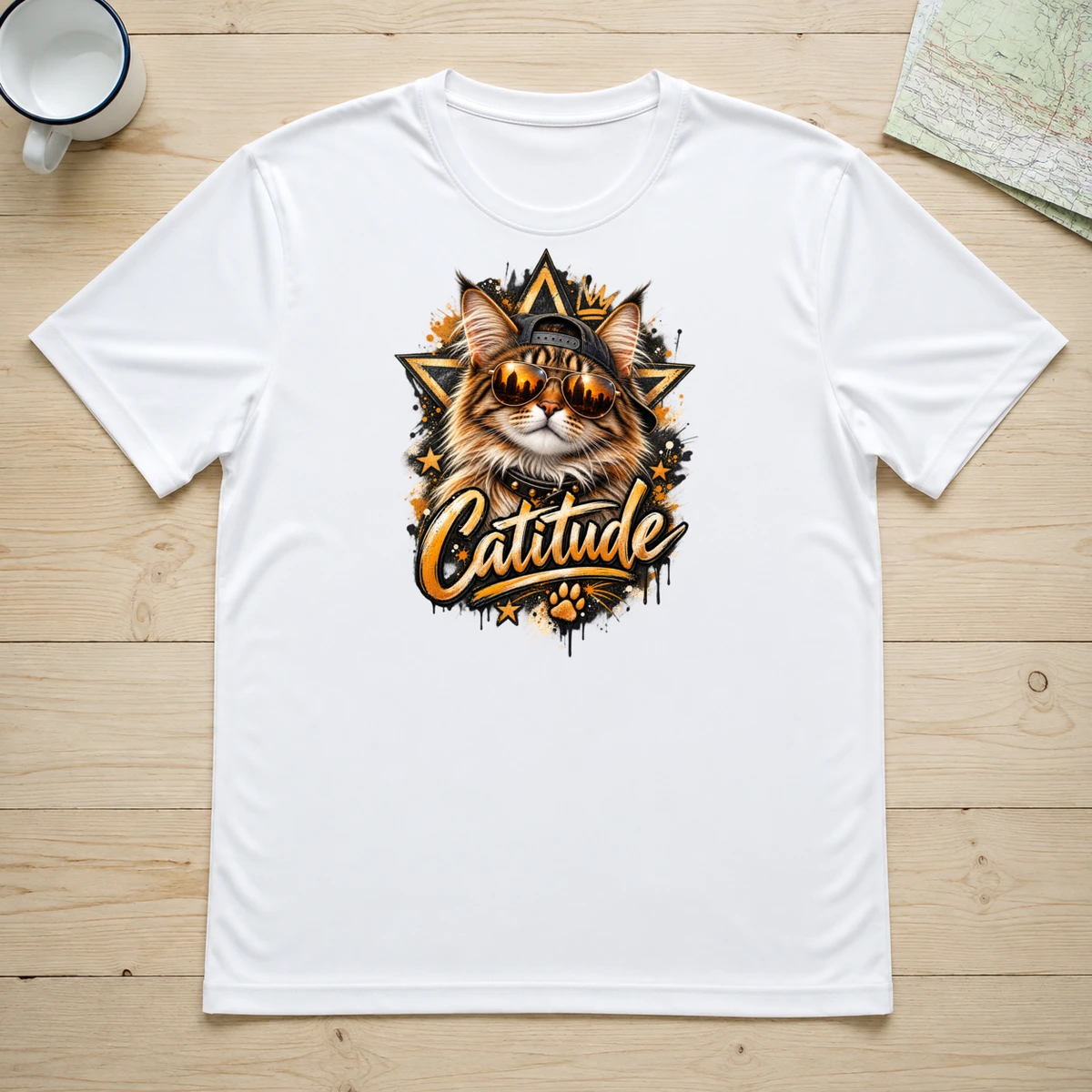 Catitude T-Shirt Sublimation | Marketing-MV