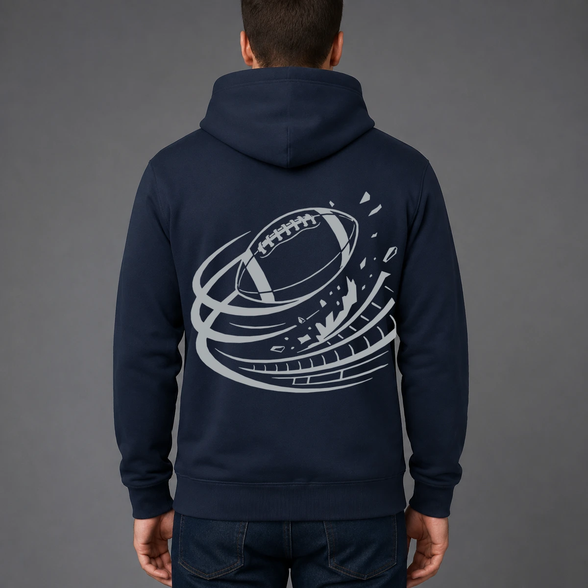 Football Motion Sweatshirt/Hoodie | reflect+ by Marketing-MV