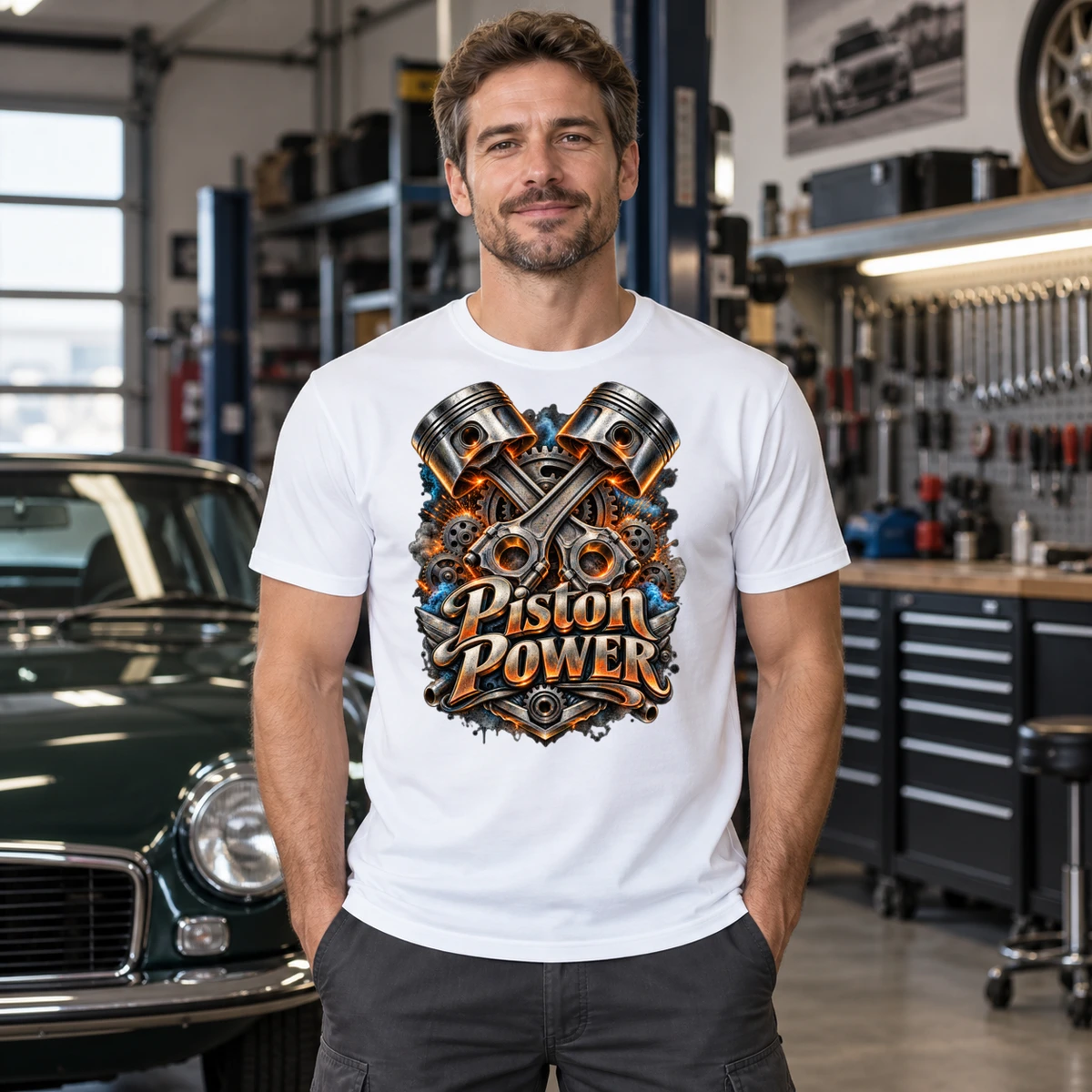 Piston Power T-Shirt Sublimation | Marketing-MV